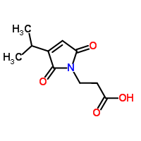 2,5-Dihydro-3-(1-methylethyl)-2,5-dioxo-1H-pyrrole-1-propanoic acid